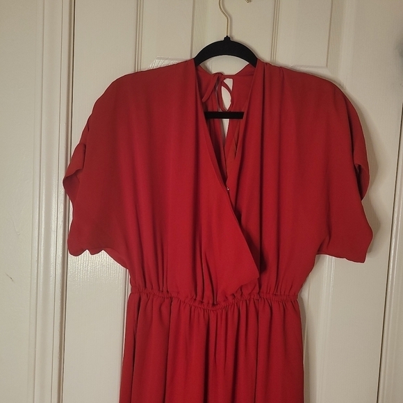 MODCLOTH Wide Leg Jumpsuit size XS Red NWT - Picture 15 of 16
